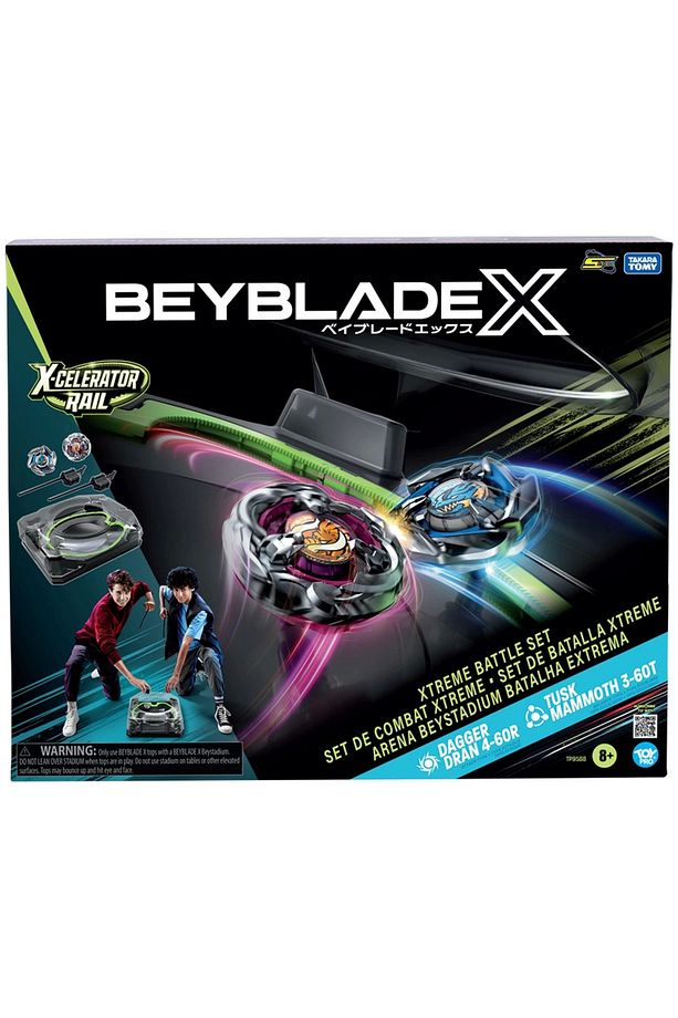 Beyblade Kapışma Arenası X-celerator Rail Extreme Battle Set - 2 Topaç 2 Fırlatıcı - 6