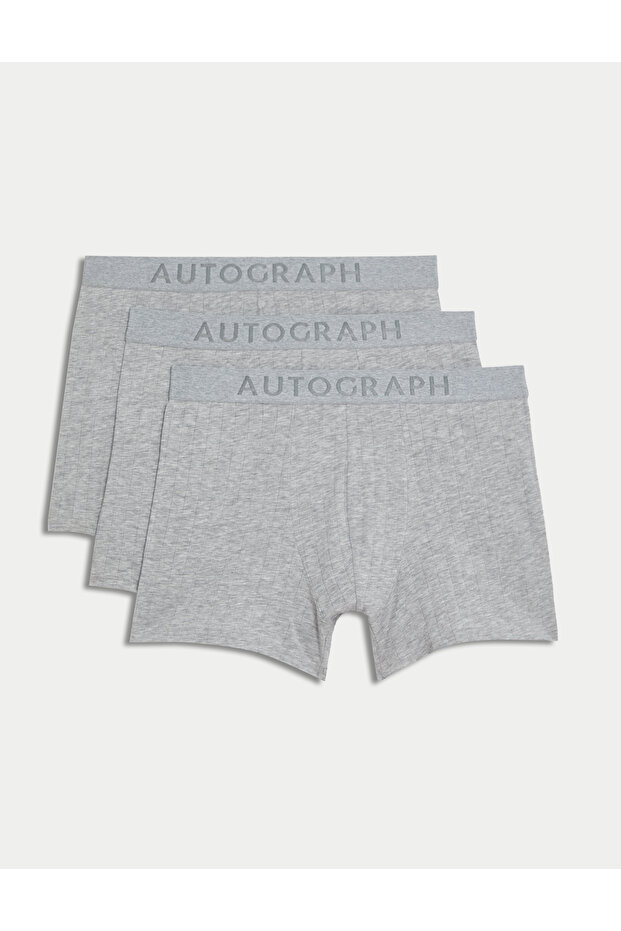 3'lü Supima® Trunk Boxer Seti - 2