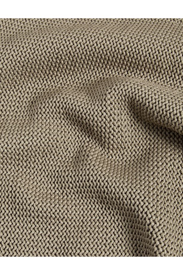 Tek Omuzlu Slim Fit Dokulu Triko Üst - 4