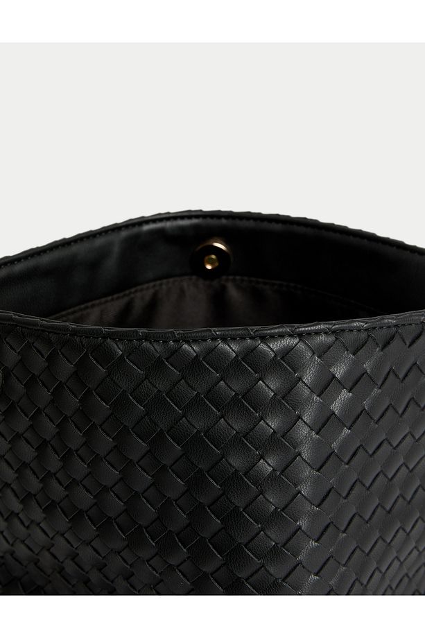 Suni Deri Clutch Çanta - 2