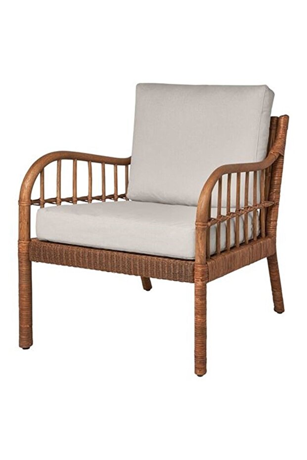 Holmsta Tekli Koltuk Vissle Bej Minderli - 2