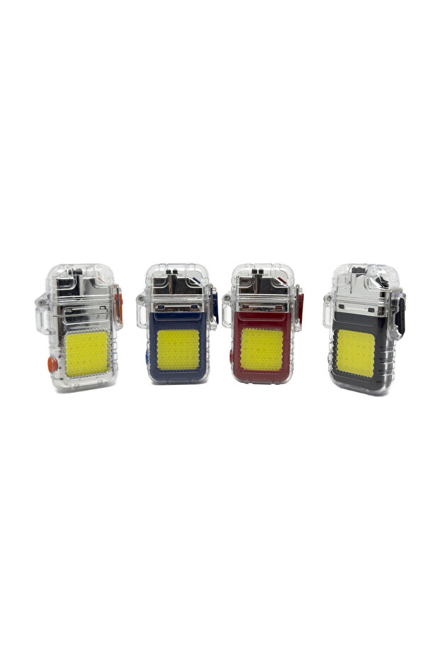 PT-6888 USB Şarjlı Çakmak ve El Feneri 800 Lumen - 2