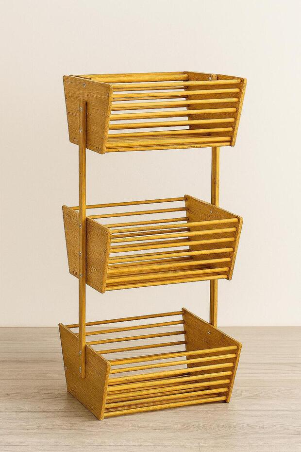 Bambu Sebzelik, Bambu Raflı Organizer - 4