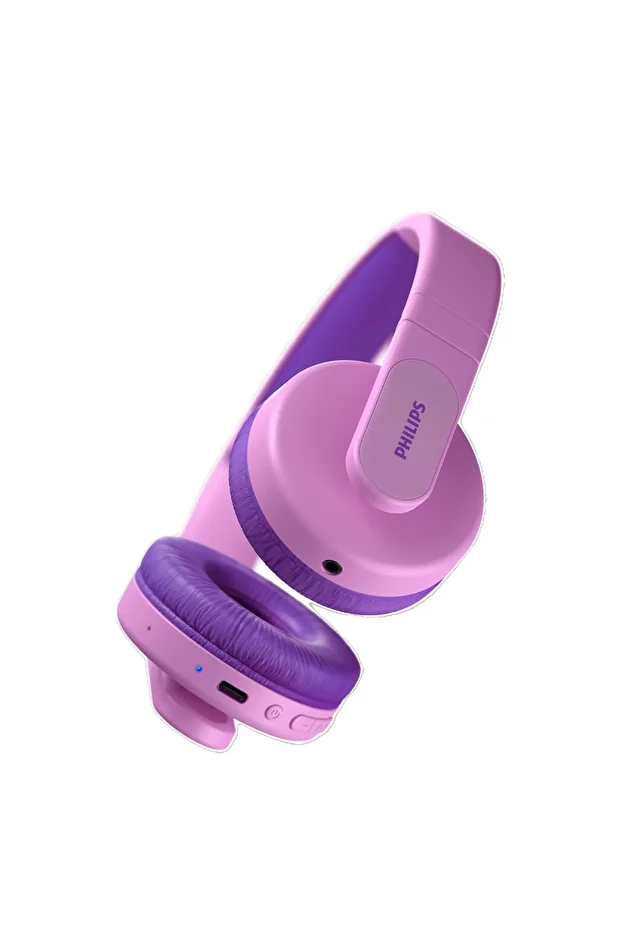 TAK4206PK Kablosuz Kulak Üstü Çocuk Kulaklığı (Mikrofonlu) 85dB, 28 Sa. Oynatma süresi Kontrol Pembe - 2