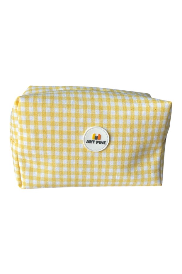 Viral Gingham Makeup Bag - Cosmetic Clutch - Bags