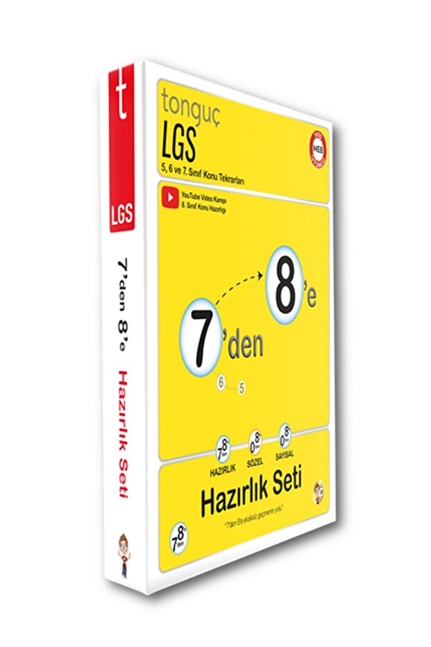 7'den 8'e Hazırlık Seti - 3 Kitap Set - 2