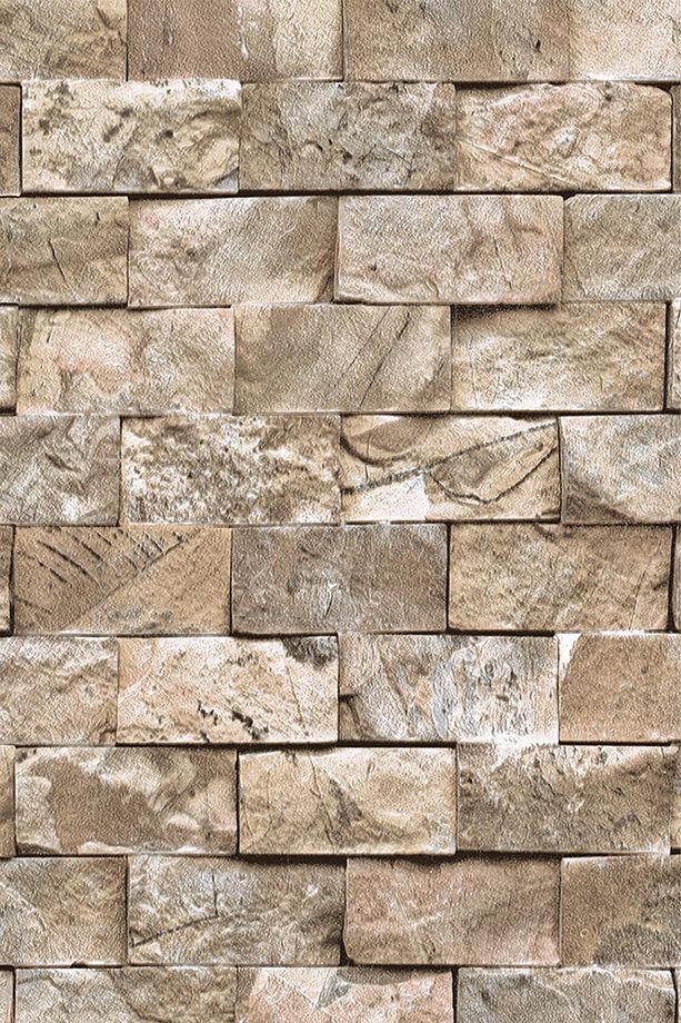 Bien 9100 Taş Desen Duvar Kağıdı (5 M²) 53x1000 Cm - 3