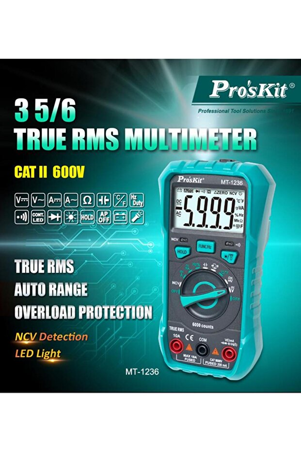 Mt-1236 Dijital Multimetre - 5
