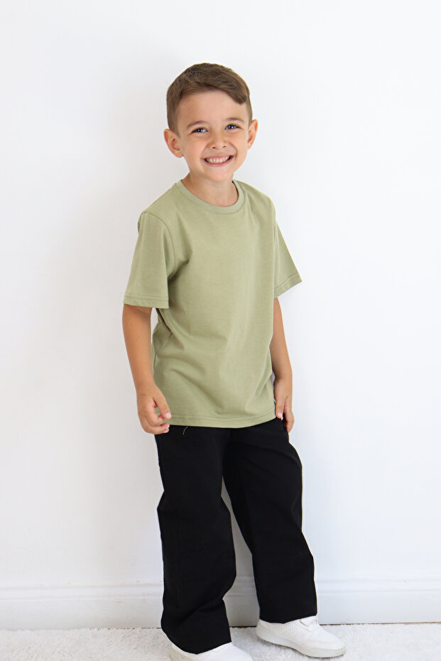 Unisex Basic Baskısız Tişört - 5