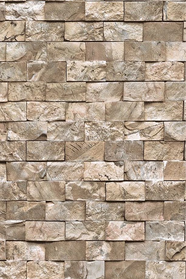 Bien 9100 Taş Desen Duvar Kağıdı (5 M²) 53x1000 Cm - 6