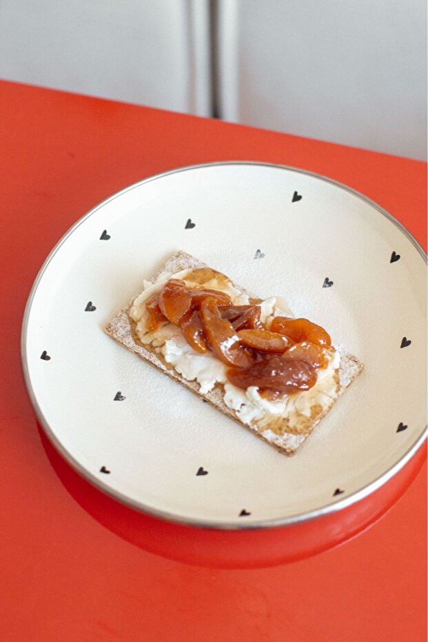 Black Cupid Emaye Sunum Tabağı - 1