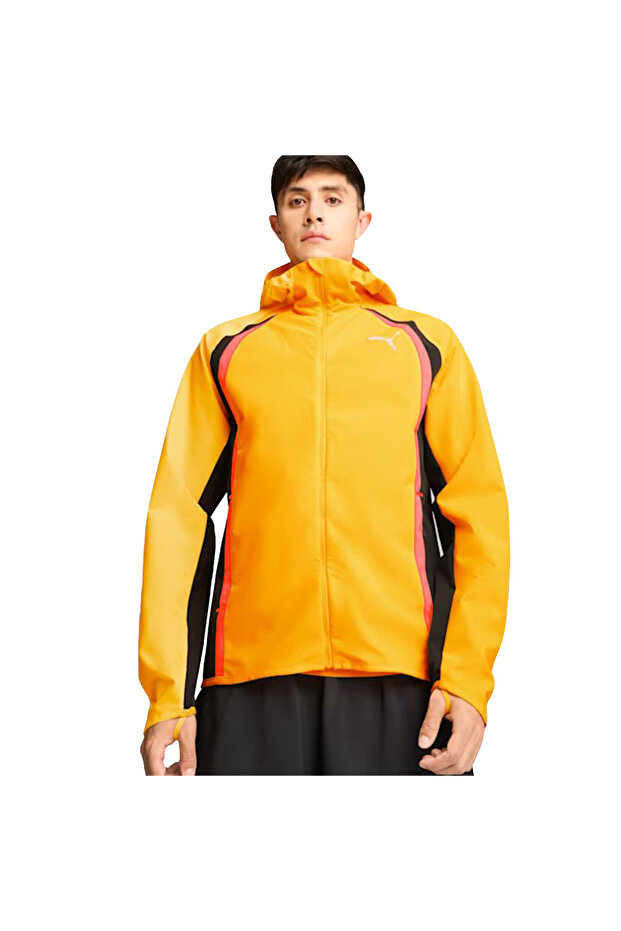 Run Ultwve Raincell Erkek Sarı Koşu Yağmurluk 52579938 - 1
