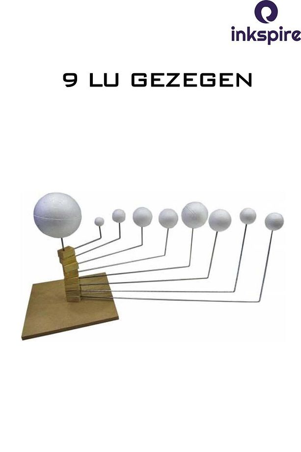 Güneş Sistemi Maketi İçin 9 Lu Boyanabilir Strafor Top Seti Gezegenler Modeli Sıtrafor Köpük Küre - 3