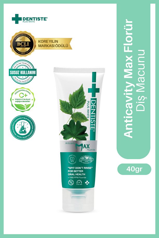Antıcavıty Max Flourıde Toothpaste 45gr (SUSUZ KULLANIM) - 1