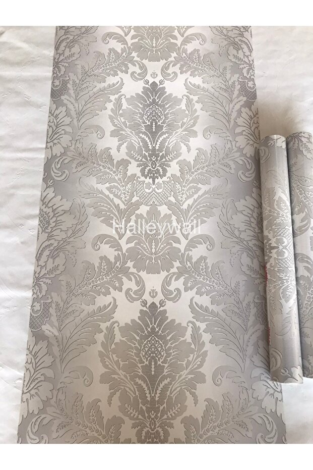 67-2 3d Gümüş Duvar Kağıdı - 1