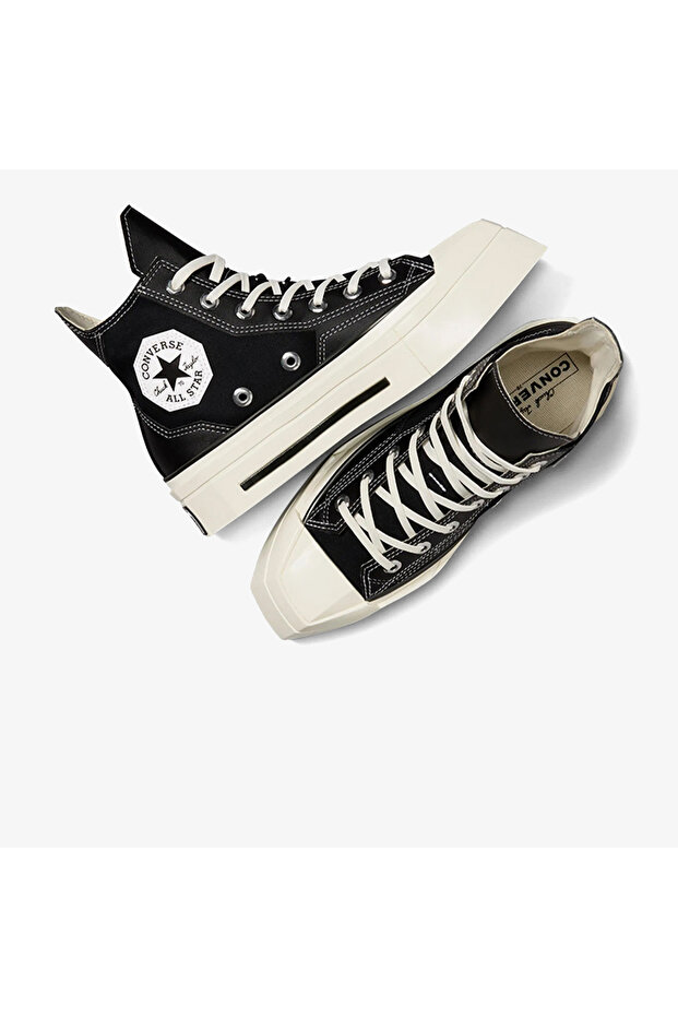 Chuck 70 De Luxe Squared Unisex Siyah Sneaker - 3