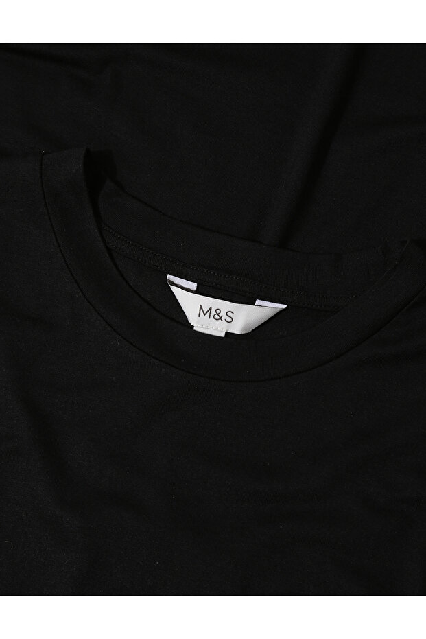 Kısa Kollu Mini Örme Elbise - 7