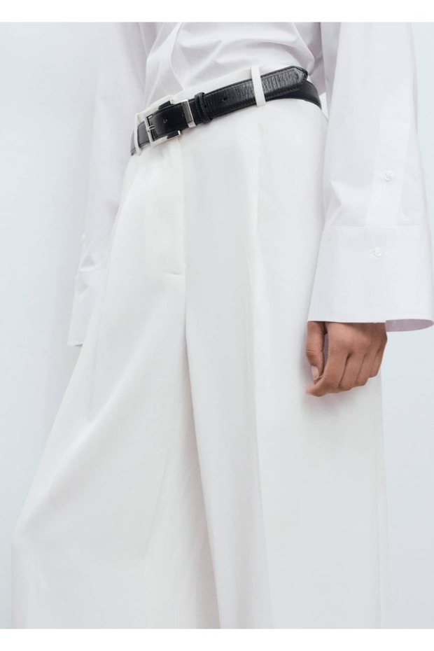 Crop poplin gömlek - 7