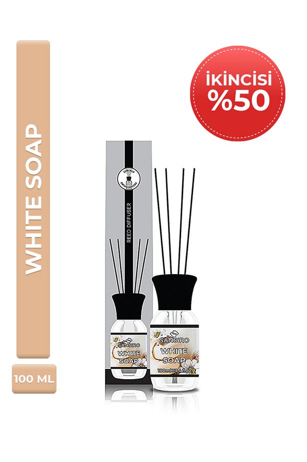 White Soap 100ml Bambu Çubuklu Ortam Kokusu - 1