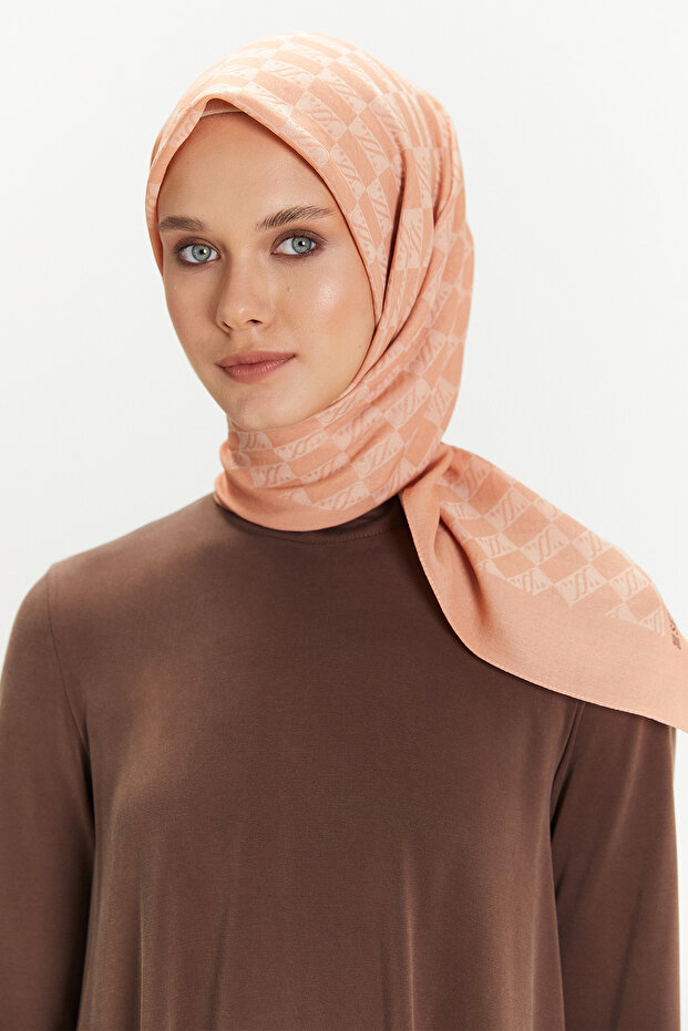 SS Logolu Monogram Eşarp - 2