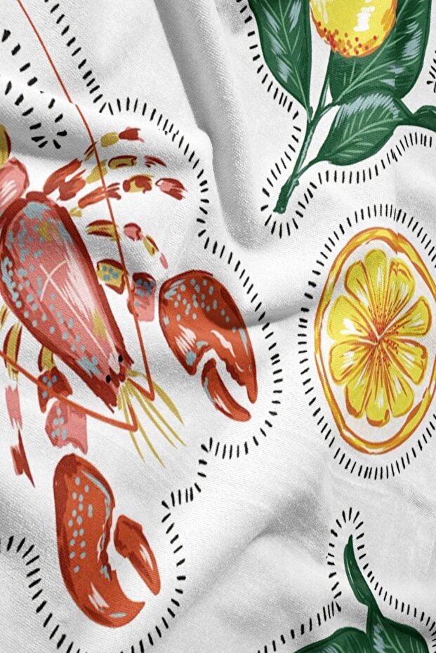 Sea and Beach Towel - 70 X 140 cm - Lobster