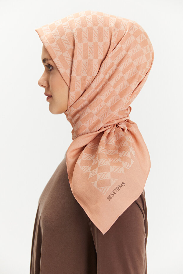 SS Logolu Monogram Eşarp - 3