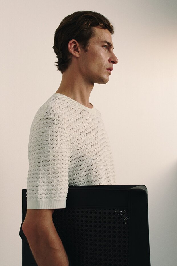 Triko Tişört Slim Fit - 1