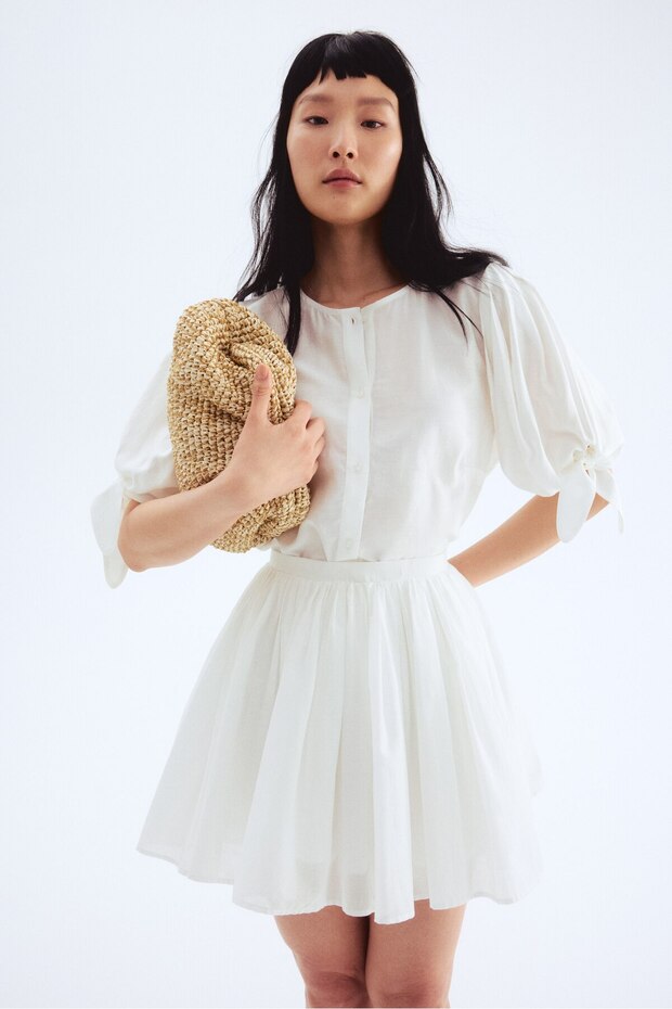 Kabarık Kollu Bluz - 1