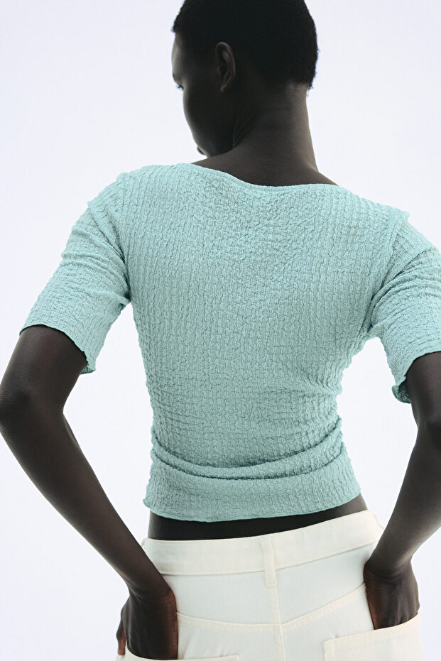 Drapeli Tekstüre Üst - 5