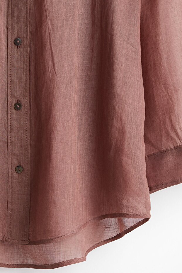 Oversize Rami Gömlek - 6