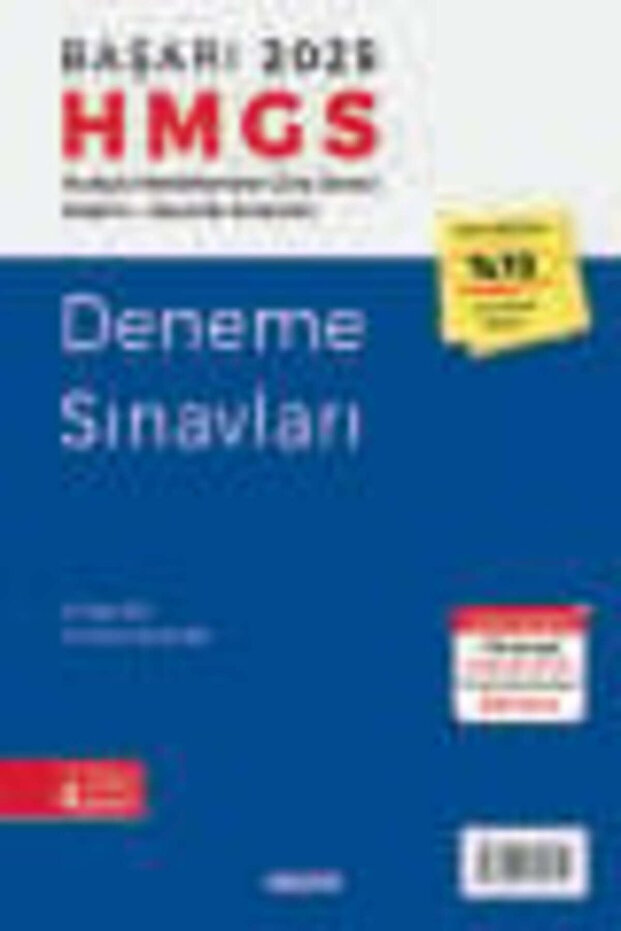 Başarı - HMGS Deneme Sınavları Hukuk Mesleklerine Giriş Sınavı Hakim - Savcılık Sınavları 10. Baskı - 2