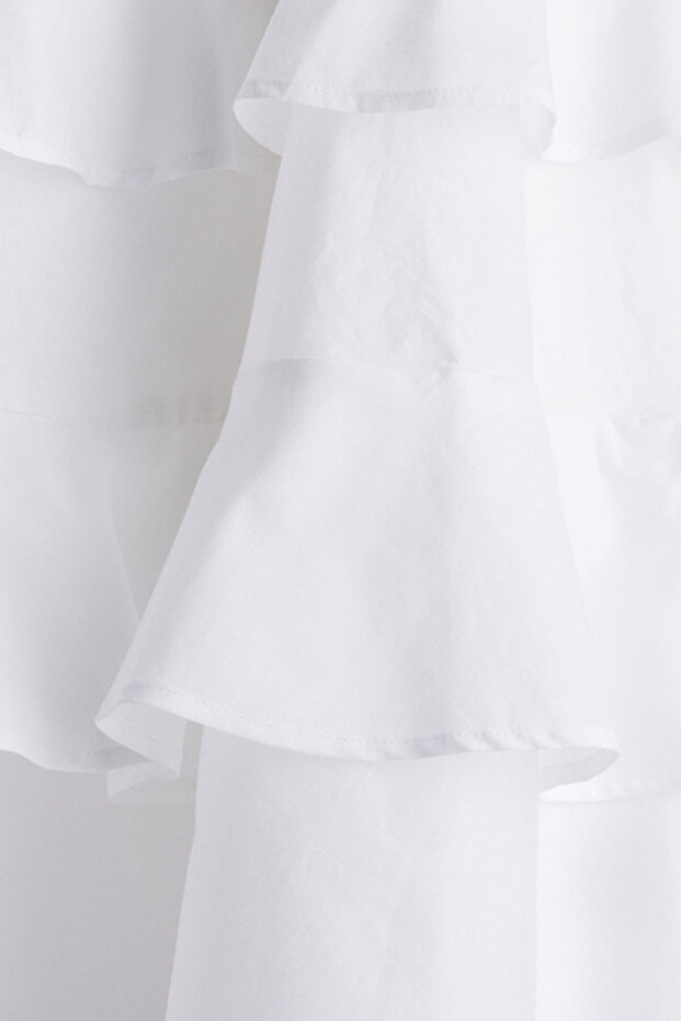 Bağlanan Askılı ve Pamuklu Elbise - 5