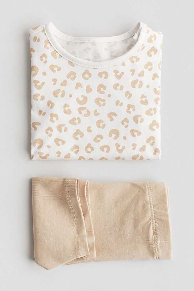 2 Parçalı Pamuklu Jarse Set - 2