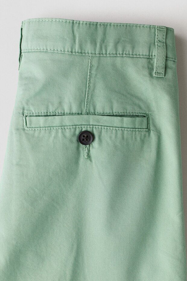 Pamuklu Chino Şort - 2