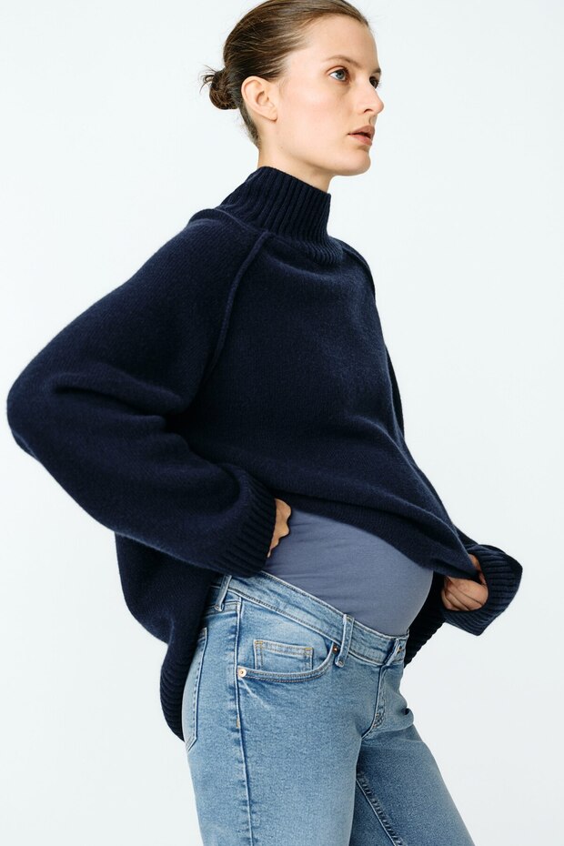 MAMA Slim Ankle Jeans - 1