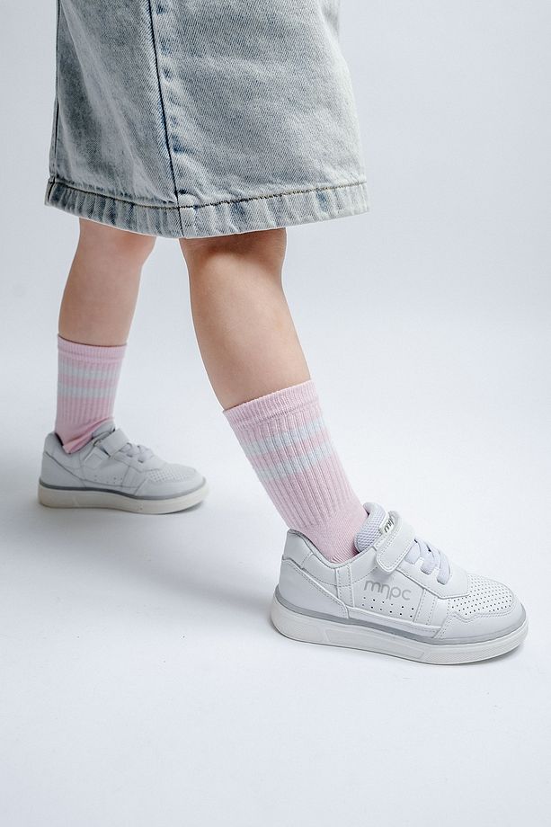 Kız Çocuk Beyaz Sneaker Ayakkabı - 5