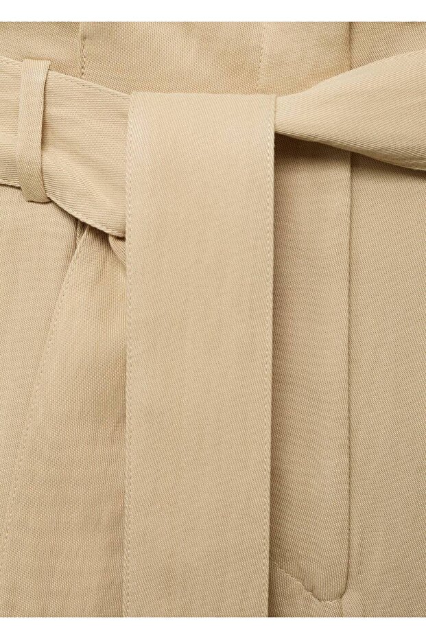 Lyocell paperbag pantolon - 5