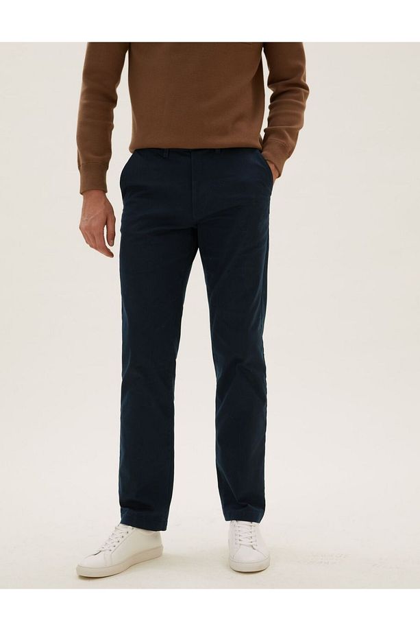 Regular Fit Chino Pantolon - 4