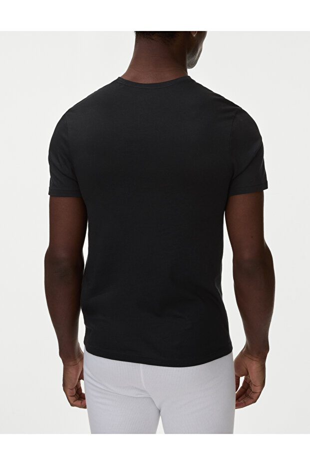 Regular Fit Kısa Kollu Premium Atlet - 2