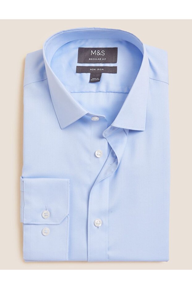 Saf Pamuklu Regular Fit Gömlek - 6