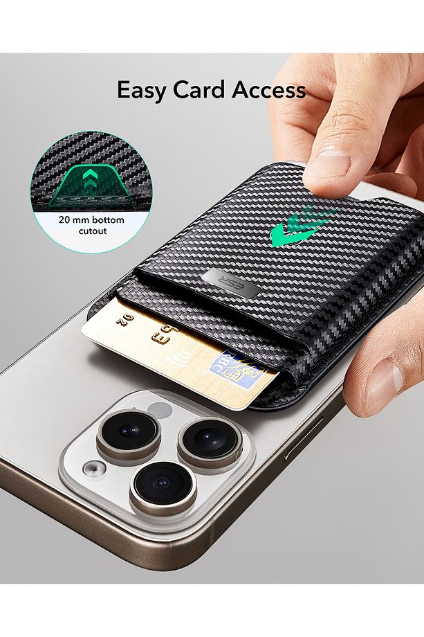Classic Geo Magsafe Wallet Boost Find My Lisanslı Cüzdan - 5
