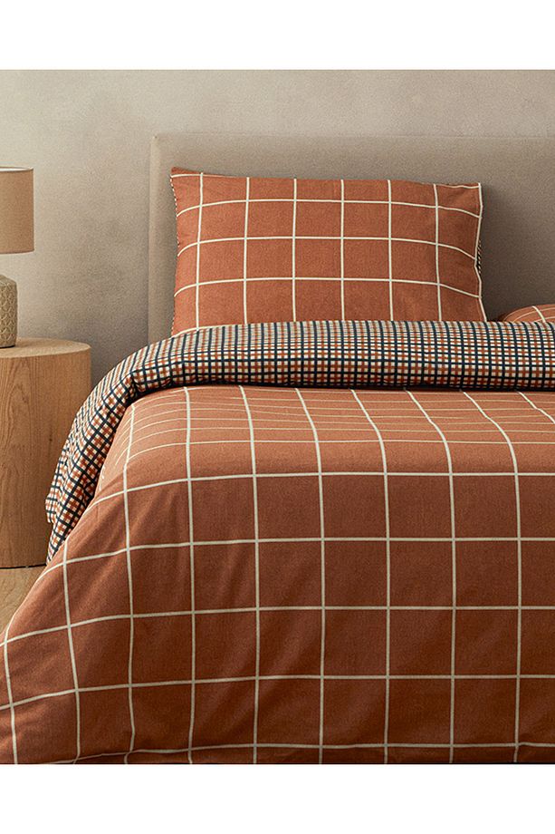 Wındsor Kolay Ütülenir Tek Kişilik Nevresim Takımı Terracotta - 4