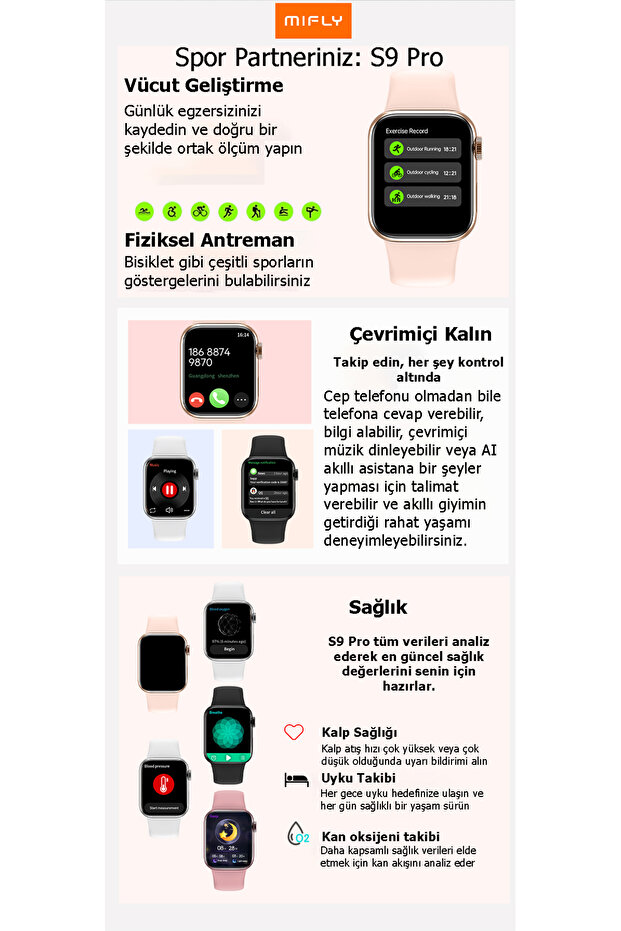 S9 Pro Akıllı Saat - 9