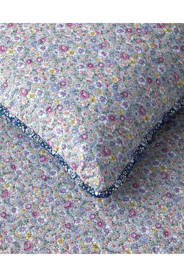 Floral Heaven Çok Amaçlı Tek Kişilik Yatak Örtüsü Takımı Seledon - 5