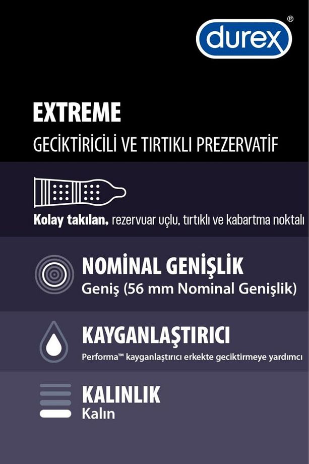 Extreme Geciktiricili Prezervatif 30 Lu X 2 Adet (60 ADET) - 3