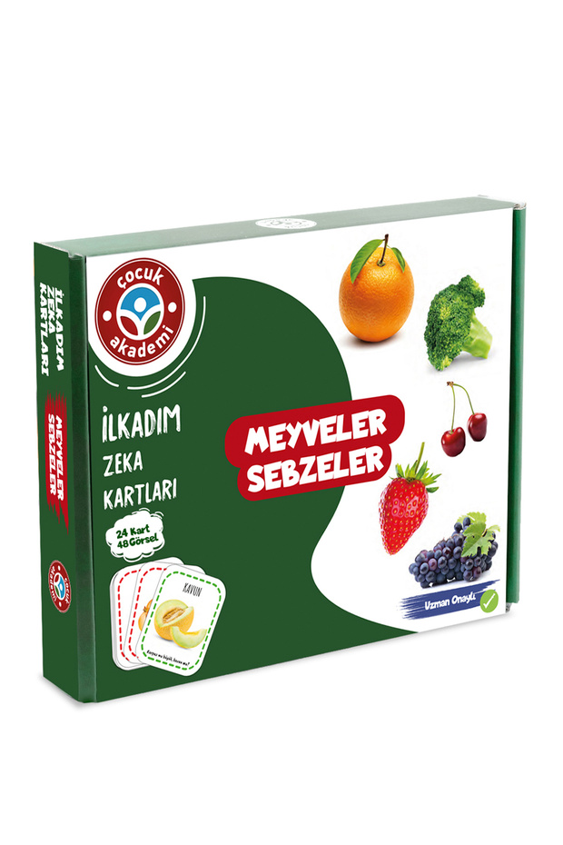 First Step Brain Flashcard Fruit and Vegetable