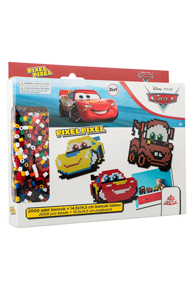 Disney Cars Bead Set 2000 Pieces | Activity for Array Based on Pattern Recognition and Coding - 1