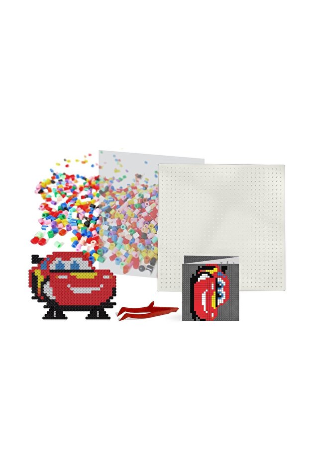 Disney Cars Bead Set 2000 Pieces | Activity for Array Based on Pattern Recognition and Coding - 4
