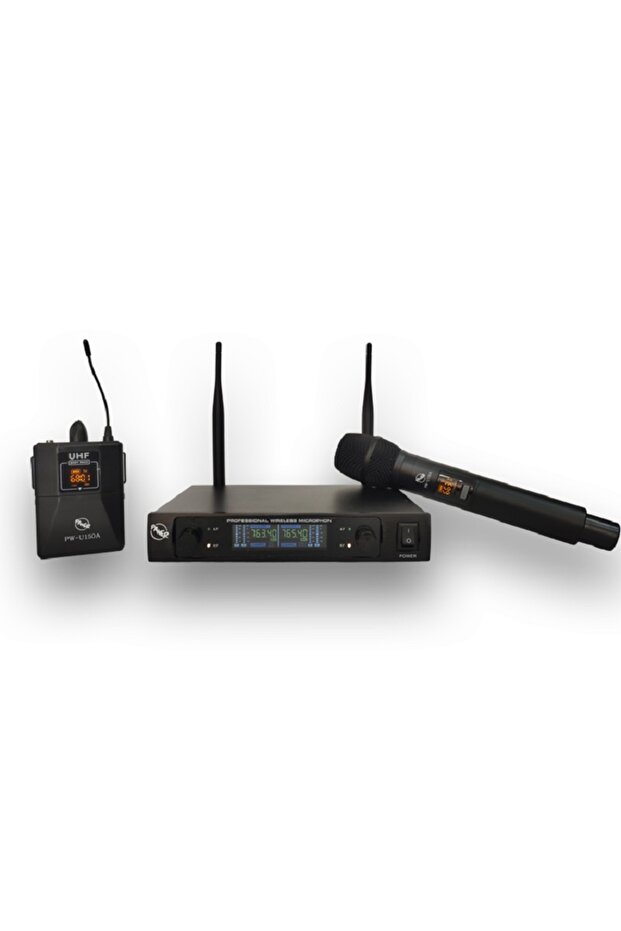 Pw-u150a Ey Kablosuz Uhf Mikrofon Seti | El Yaka Kafa Mikrofonu - 3