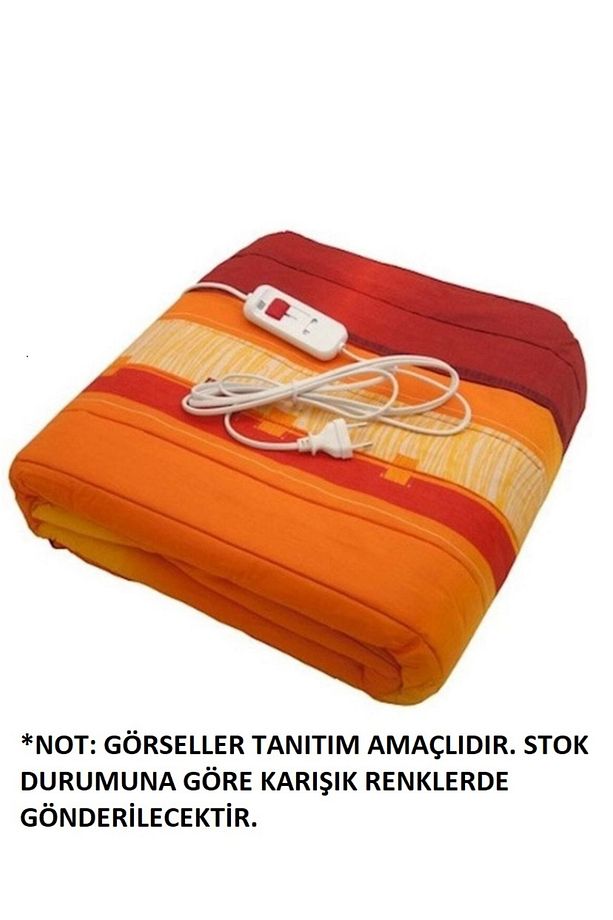 Lüks Tek Kişilik Elektrikli Battaniye (90X150) Stokta Olan Renk Ve Desen Gönderilir - 4
